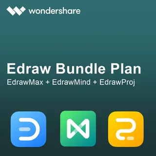 Wondershare Edraw Bundle Plan: EdrawMax + EdrawMind + EdrawProj