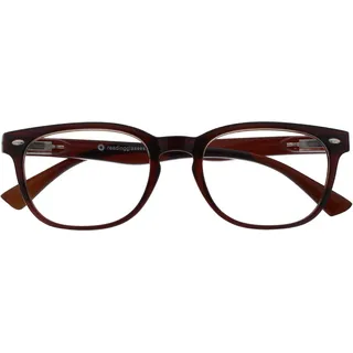 UV Reader Braun Lesebrille Designer Stil Herren Frauen UVR015 +2,50
