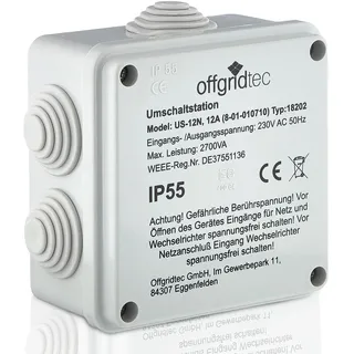 Offgridtec Umschaltstation für Netzvorrangschaltung USV Betrieb US-16 230V 16A 3600W
