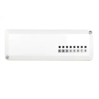 Buderus Logafloor Regelklemmleiste 230V 8 Anschlüsse IP21 weiß