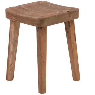 DESIGN DELIGHTS Hocker, Natur, Holz, 30x40x30 cm, Wohnzimmer, Hocker, Sitzhocker