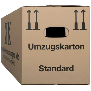 KK Verpackungen 10 braune TOP Umzugskartons Umzugkarton KARTON