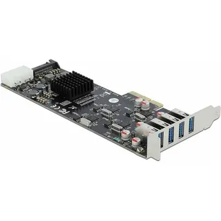 DeLock PCI Express Karte - 4x extern PCI-Express Karte PCIe