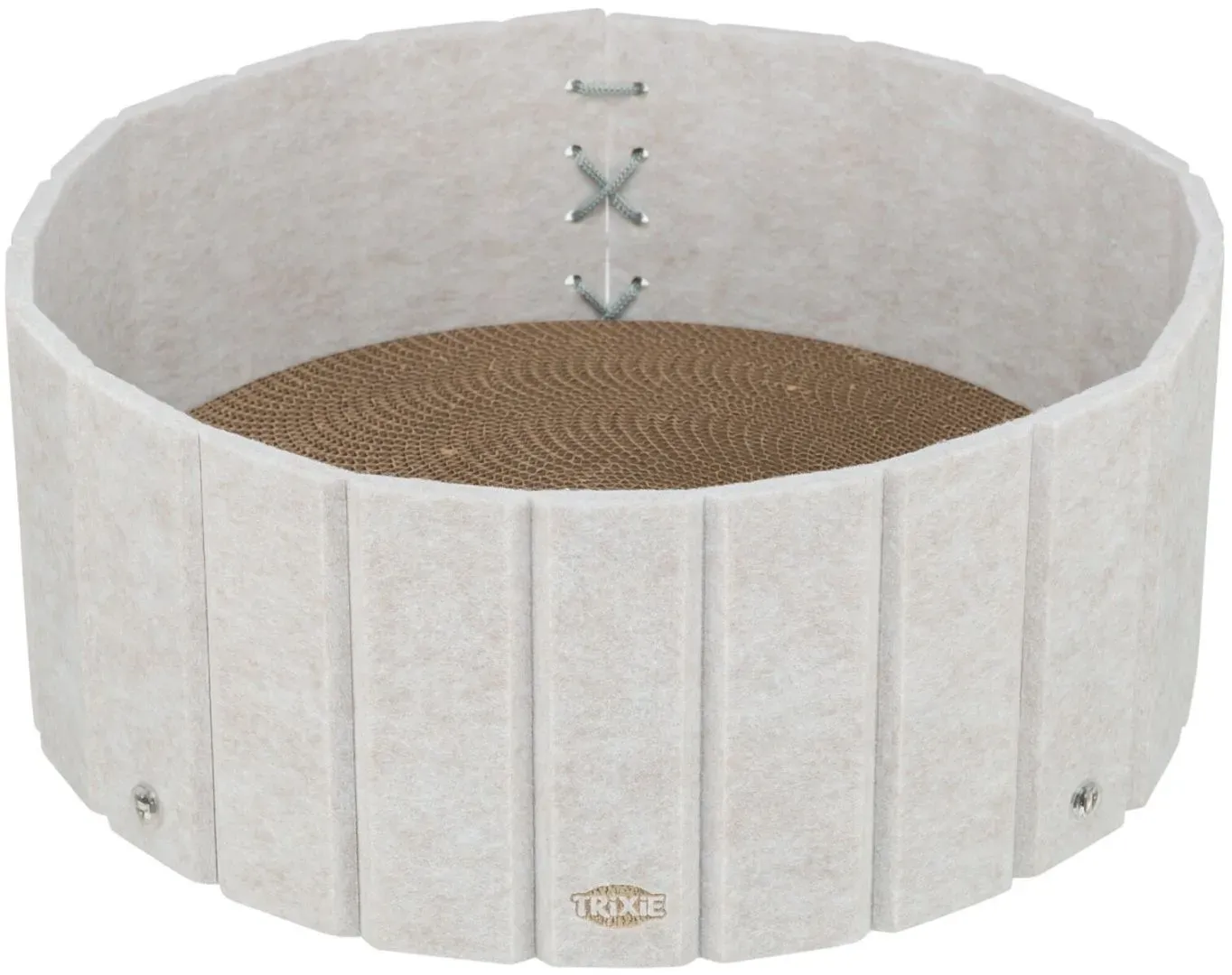 TRIXIE Kratzbett mit Filzrand, Ø 38 x 16 cm