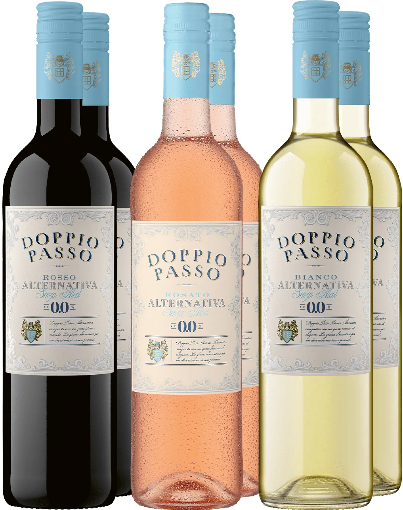 6er-Probierpaket »Doppio Passo Alkoholfrei«