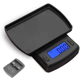 Feinwaage 500g /0,01 G Milligramm Waage, Küchenwaage Digitale Taschenwaage, Hochpräzise Lebensmittelwaage LCD Display, Portable Mini Milligramm Waage Für Schmuck Küche Lebensmittel Gewicht