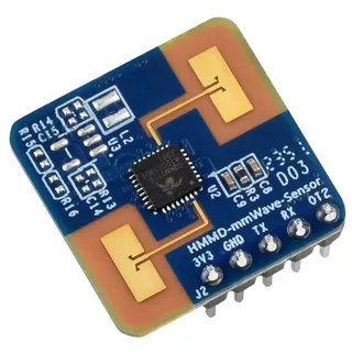 Waveshare Human Micro-Motion Detection MmWave AIoT Radar, Mikrobewegungs-Erkennungssensor, (FMCW) Technology, Compact Size and Easy Integration