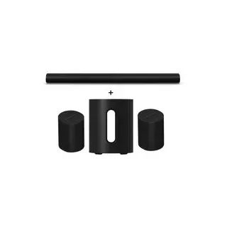 Sonos Heimkino Set - mit Arc Ultra, 2x Era 100 und Sub Mini - Schwarz