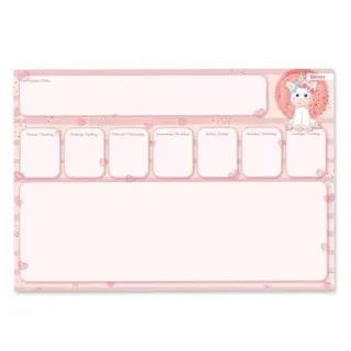 Spirit Schreibunterlage TTS 402016, mehrfarbig, Papier, 30 Blatt, mit Wochenplan, 48 x 33cm