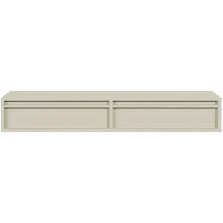 Selsey Schminktisch hängend mit 2 Schubladen, Graubeige, 110 cm - mind. 14 Tage Rückgaberecht