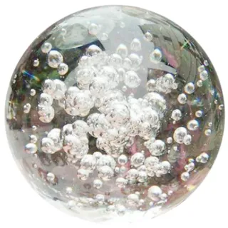 Roadoor YSoutstripdu Transparente Kugel Faux Kristallkugel Wasser Brunnen Bubble Ball Feng Shui Glaskugeln 60mm
