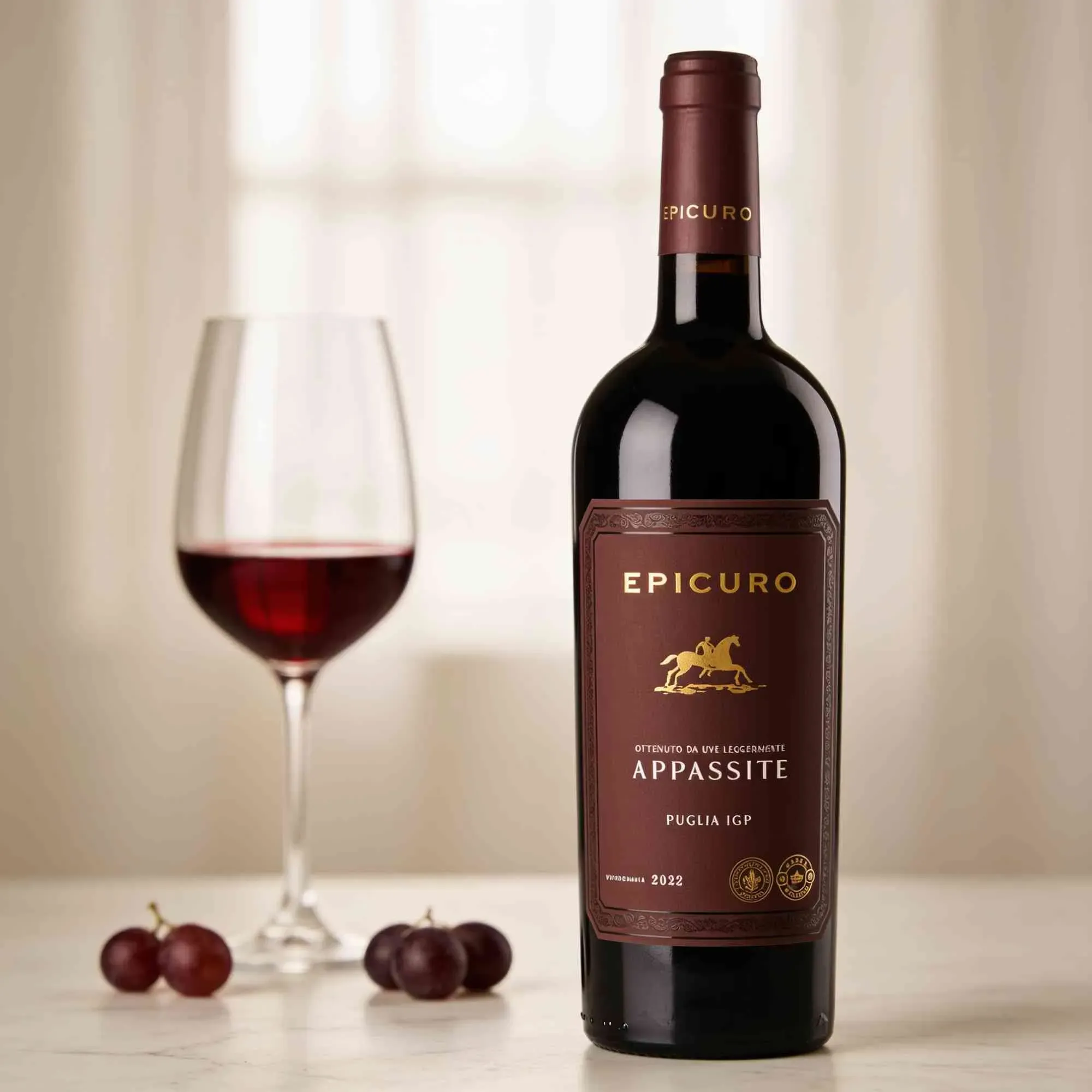 Femar Vini - Epicuro 2022 Epicuro Appassite Rosso Passito 2022 (Appassimento) Nero d ́Avola,Primitivo  Italien