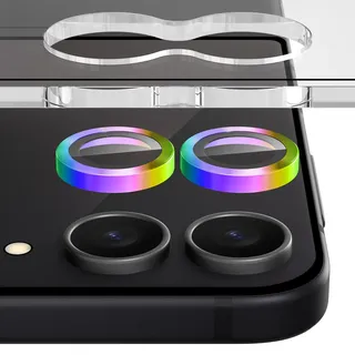 Diruite 2-Stück Kameraschutz für Samsung Galaxy Z Flip 7 Kamera Linse Schutzfolie HD Gehärtetem Glas Camera Protector Anti-Kratzer Kamera Schutz,Farbe