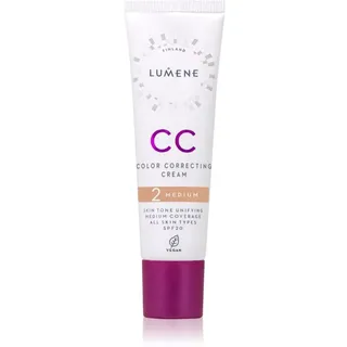 LUMENE CC Color Correcting Cream für ein einheitliches Hautbild Farbton Medium 30 ml