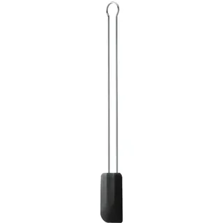 Rösle Teigschaber schwarz 26 cm schmal, Edelstahl 18/10, -30°C bis +200°C, Spülmaschinengeeignet