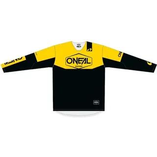 O'Neal Oneal Mayhem Hexx Langarm-t-shirt - Black / Yellow - 2XL