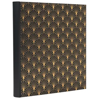 Exacompta Fotoalbum 60 schwarze Seiten Néo Déco - Schwarz