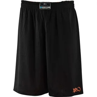 K1X Hardwood | Reversible Practice Basketball Shorts mk2, Kleidergröße: L, Farbe: Rot / Weiß