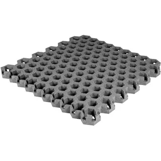 Gum-Tech® Rasengitter 3D Hexagon, Grau, 4,5 cm - Grau