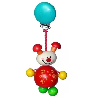 HESS SPIELZEUG Kinderwagenkette Holzspielzeug Clipfigur Käfer Tom BxLxH 65x45x160mm NEU bunt
