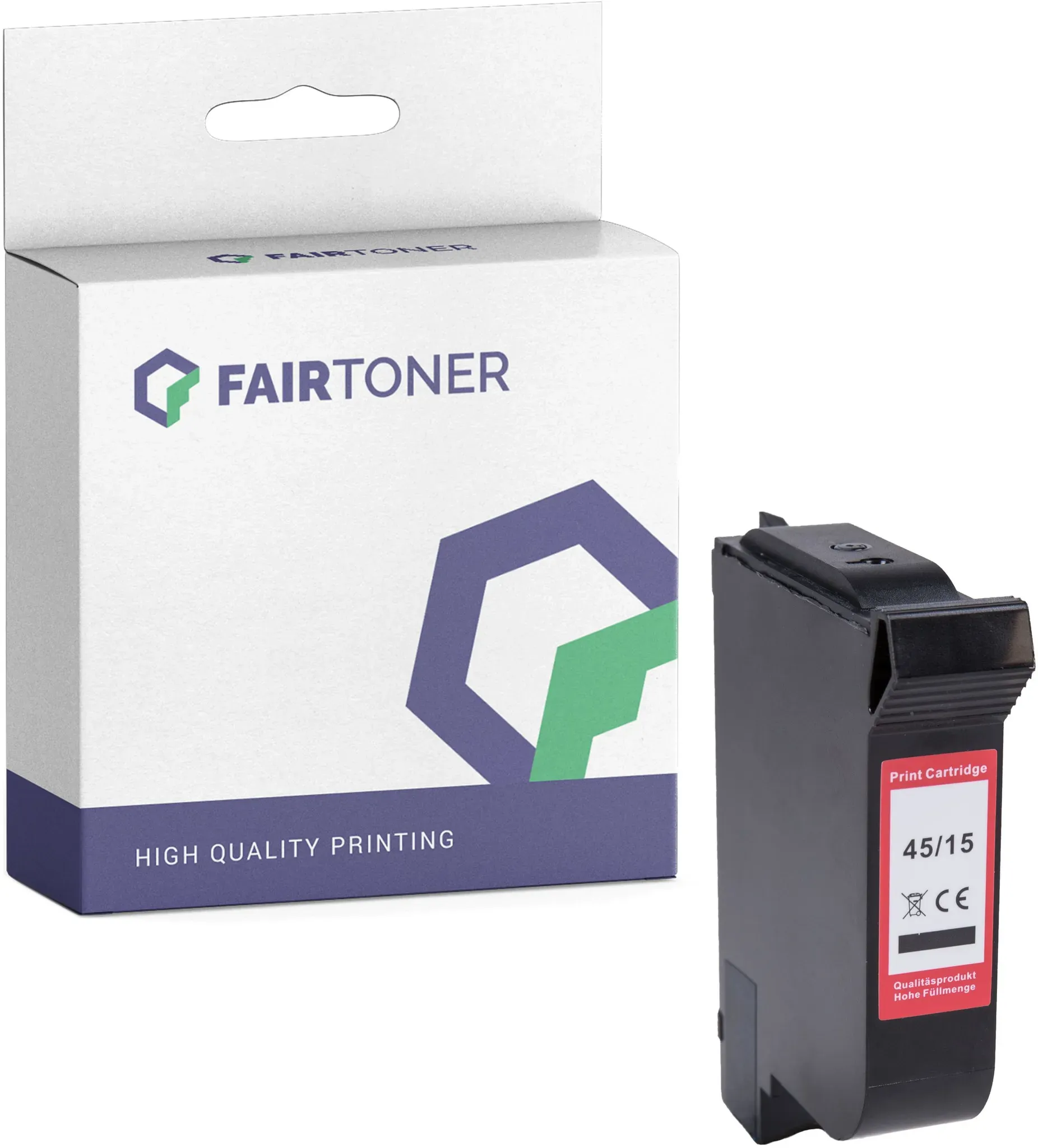 Kompatibel für HP OfficeJet K 60 (51645AE / 45) Druckerpatrone Schwarz