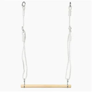Small Foot Company small foot Holztrapez aus Holz, mit längenverstellbaren Seilen, auch als Turnstange oder Schaukel, In- & Outdoor, 11586, Breit