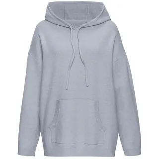 ELBSAND Hoodie Damen rauchblau meliert Gr.40/42