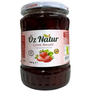 Öz Natur | Handgemachte Erdbeer Konfitüre 0,75 kg