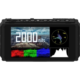 Fotga C50 5 Zoll Kamera Feldmonitor,Ultra Bright 2000nit HD IPS Touchscreen Camera Field Monitor mit 3D-LUT,Wellenform,4K HDMI Kabel,Zwei Akkufächer für Canon Nikon Panasonic Sony Kamera Camcorder