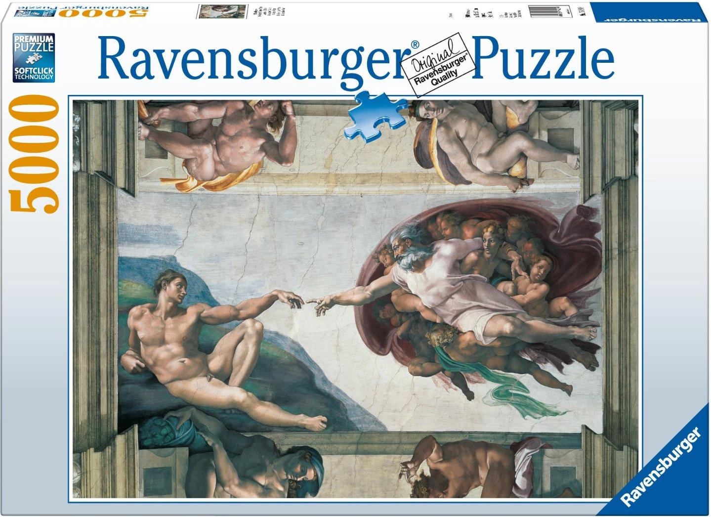 Ravensburger Michelangelo Erschaffung Adams (500 Teile)