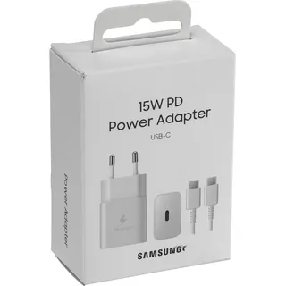 Samsung EP-T1510 Schnellladegerät mit USB-C-Kabel Weiß
