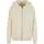 Ladies Fluffy Zip Cardigan whitesand 3XL