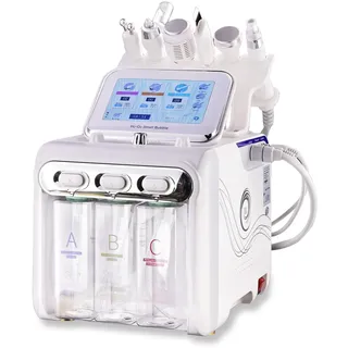 Professionell Aquafacialgerät 6 in 1 Wasserstoff-Sauerstoff-Gesichtsmaschine, Hautpflege Maschine Für Zuhause SPA