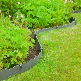 Versele-Laga Nature Rasenkante Dekorativ 0,13x12 m 3 mm Grau - Grau