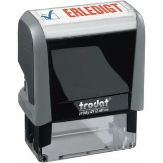 Trodat Textstempel Erledigt Kunststoff rot 1 St.