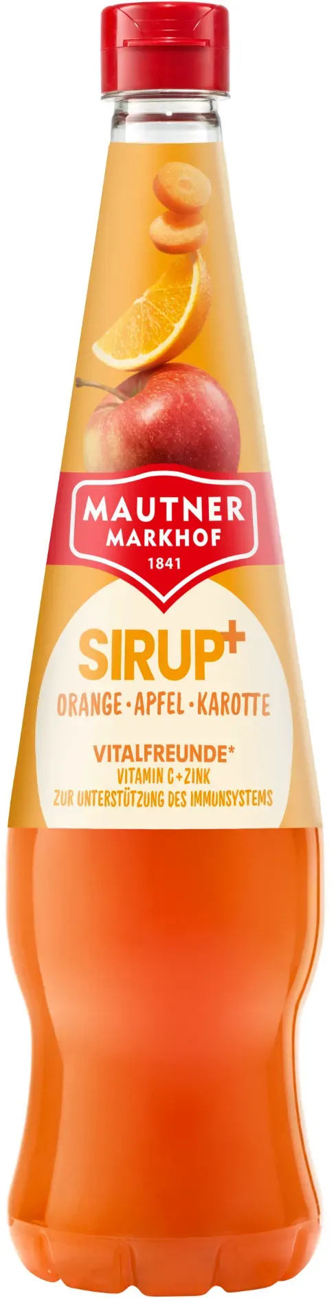 Mautner Markhof Sirup+ Vitalfreunde Orange-Apfel-Karotte