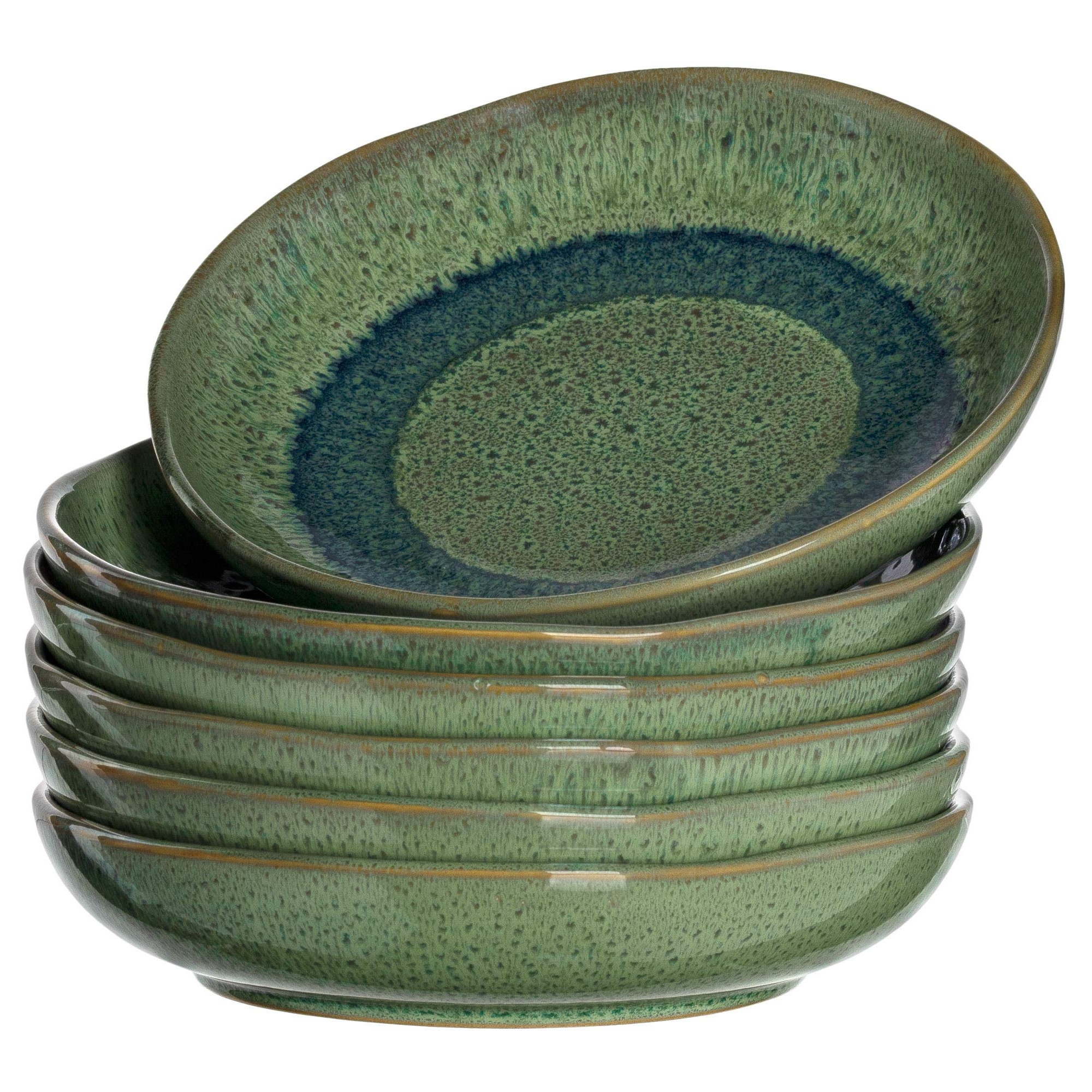 Bild Matera Keramik-Teller, 6-er Set, 6 St.), Keramik, Ø 20,7 cm grün