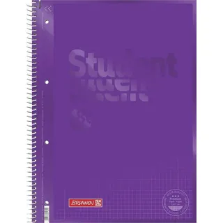 Brunnen Collegeblock Colour Code, A4 kariert, purple