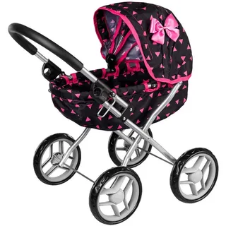 kinderplay Puppenwagen Puppenwagen ab 1 2 3 Jahre, Kinderwagen Spielzeug, (123)