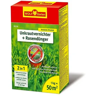WOLF-Garten SQ 50 2-in-1 Unkrautvernichter plus Rasendünger 1 kg
