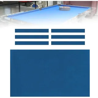 Poolbillard Tuch Billardtisch Bezug 7ft 8ft 9ft Strapazierfähiges Billardtuch Professionelles Billiards Cloth Snookertisch Tuch Wasserabweisendes Antistatisches Billard Filz Billard Zubehör(7FT)