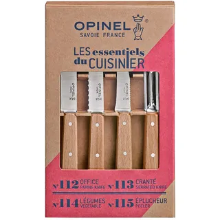 Opinel Küchenmesser-Set Box Les Essentiels Natur,