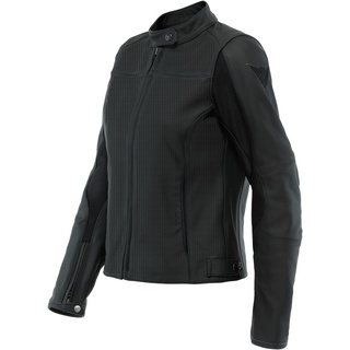 Dainese Razon 2 Lederjacke perforiert Damen - Schwarz - 54