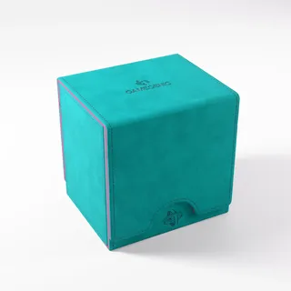 Gamegenic Sidekick PRO 100+ XL - EXCLUSIVE LINE Teal/Pink, bis zu 100 doppelt gesleevte Karten, Farbe: TÜRKIS/PINK