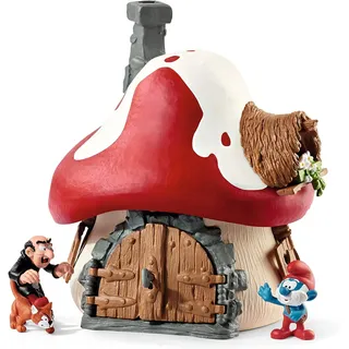Schleich Schlumpf Haus mit 2 Figuren