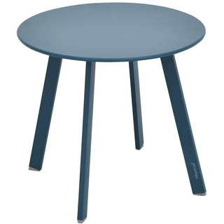 Hesperide Runder Gartenbeistelltisch Saona in mattem Blaugrün × 45 cm × Hespéride
