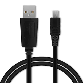 CELLONIC USB Kabel kompatibel mit Praktica DVC 5.2 FHD/DVC 5.1 HD/DVC 5.4 HDMI/DVC 5.4 FHD/DVC 5.5 HDMI Mini USB Datenkabel Ladekabel