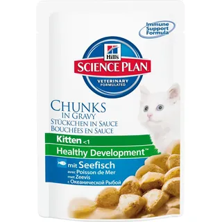 Hill's Science Plan Feline Kitten Multipack Huhn & Seefisch 12 x 85 g
