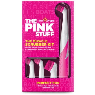 The Pink Stuff Stardrops The Pink Stuff The Miracle Scrubber Kit, 4 Reinigungsbürstenköpfe