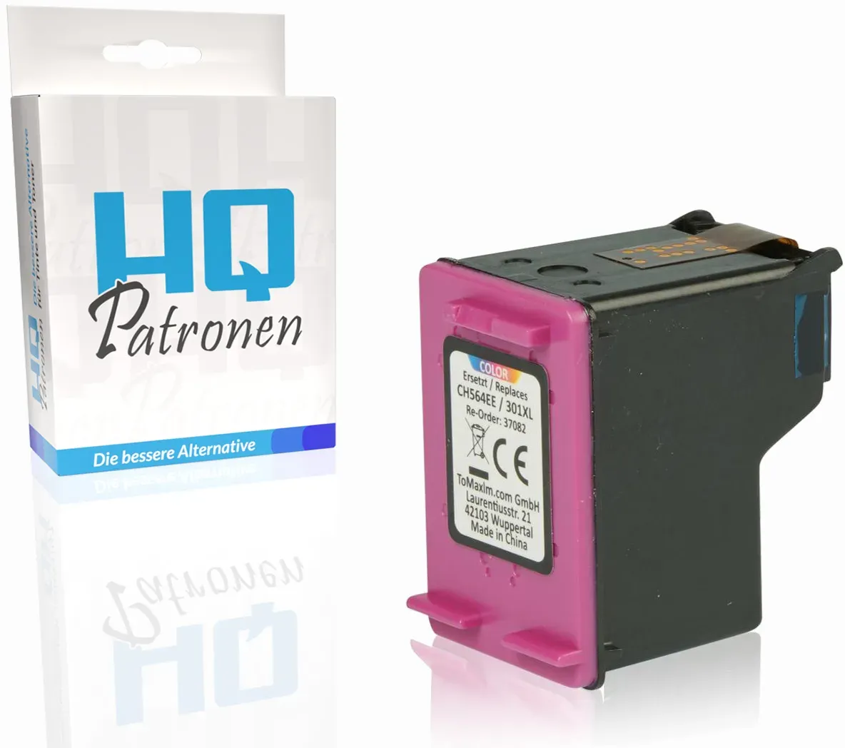 Kompatibel zu HP CH564EE / 301XL Druckkopfpatrone, color